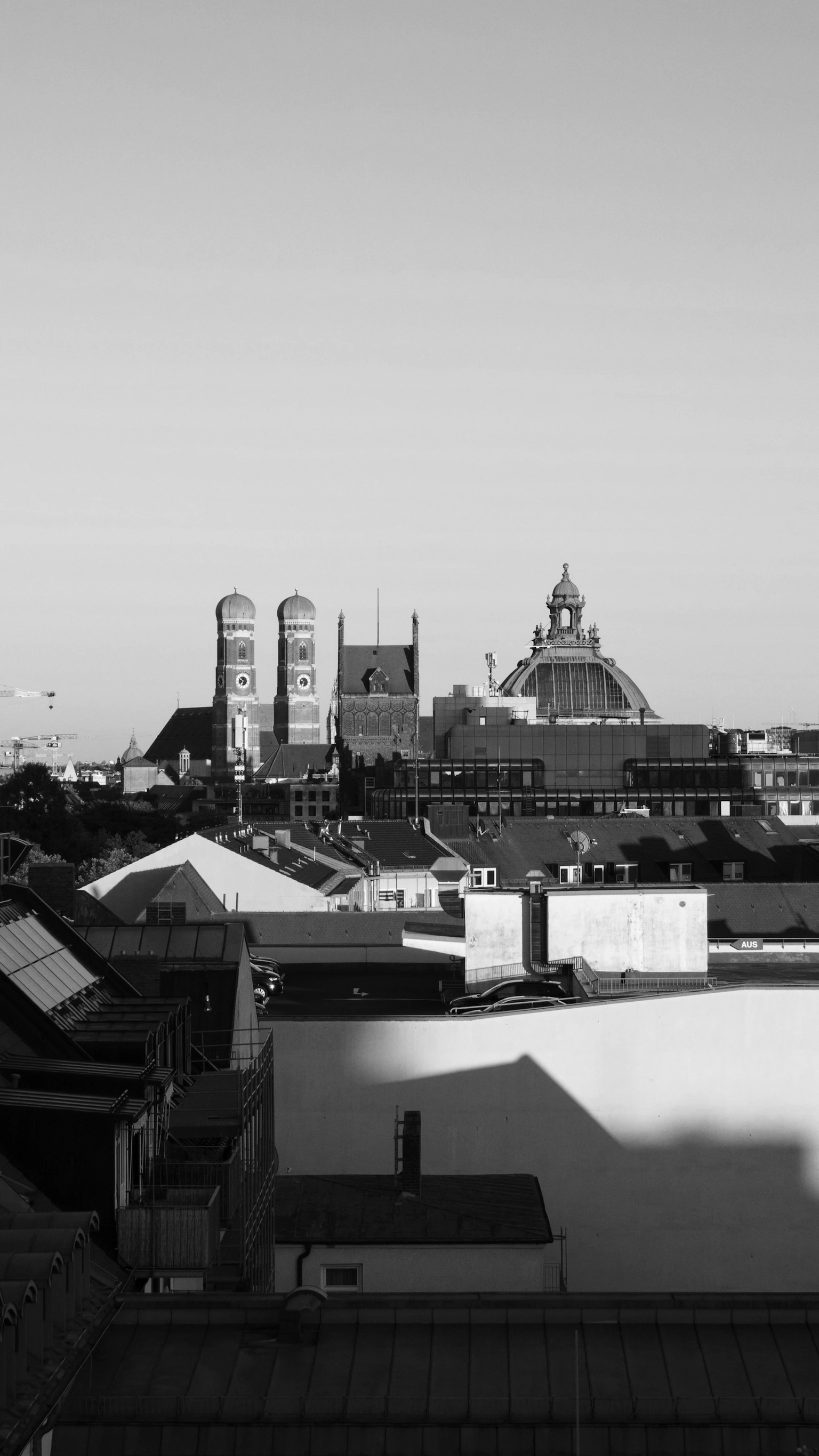 Munich old town and Frauenkirche